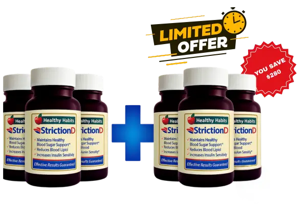 Buy 6 Striction D Bottles and Save $280 Limited Offer Deal